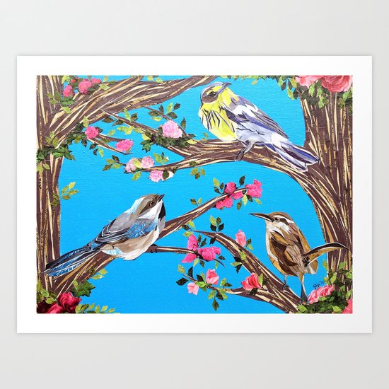 Hey friends Art Print
