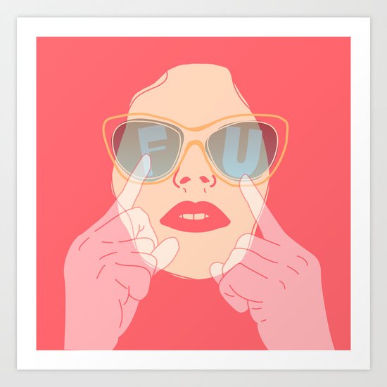 the subtle art of... Art Print
