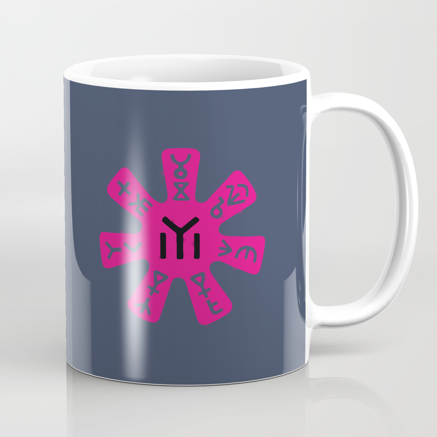 Rosette Pliska Coffee Mug By Runes Society6 Great savings & free delivery / collection on many items. society6