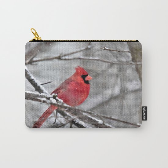 Quiet Time in the Snowy Woods Carry-All Pouch