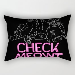 Check Meowt Rectangular Pillow