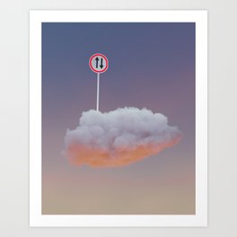 to the Moon & Back Art Print