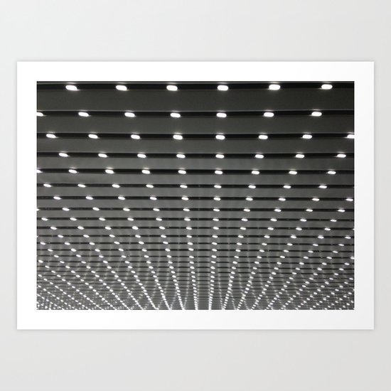 Follow all of the Lights Art Print