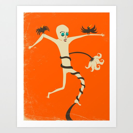STRUGGLE Art Print