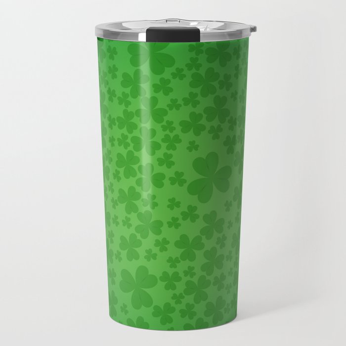 irish, ireland, shamrock, irish gifts women, luck of the irish, irish gift, three leaf clover Travel Mug