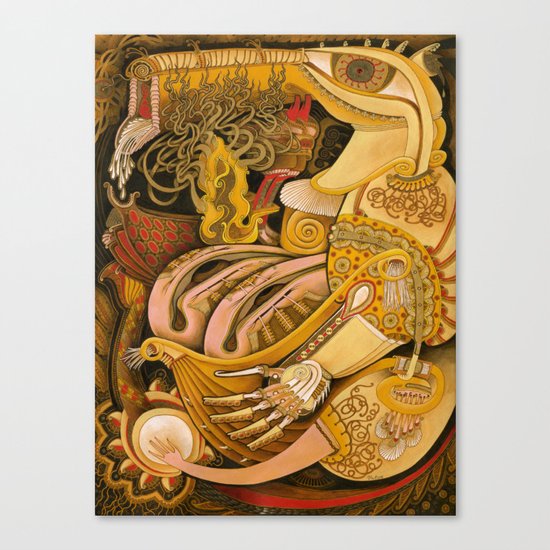 Purse Content Canvas Print