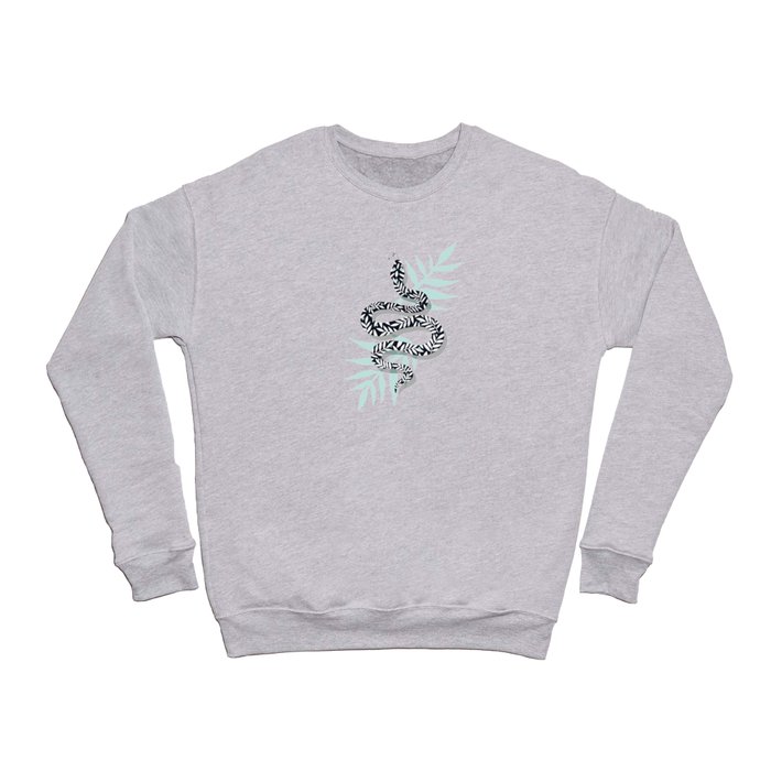 Tropical Serpent – Mint Palette Crewneck Sweatshirt