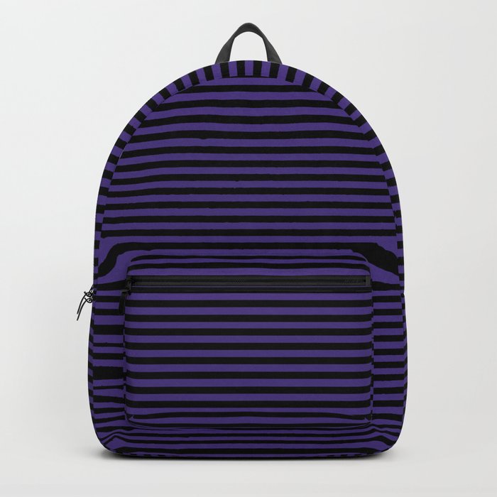 Gothic purple stripes Backpack