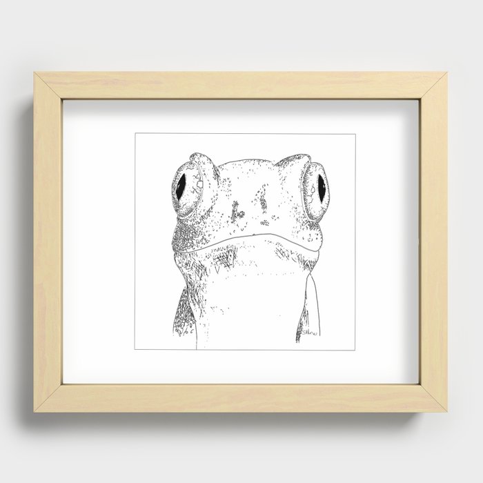 Froggy Recessed Framed Print