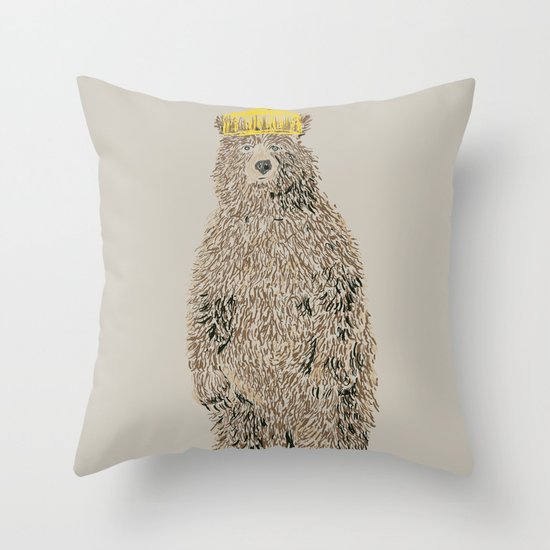 Honey Bear Throw Pillow