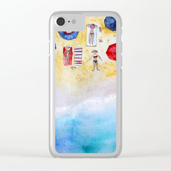 Under the sun Clear iPhone Case