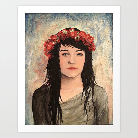 Tea Lady Art Print