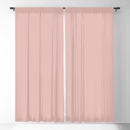 Solid Color Rose Gold Pink Blackout Curtain