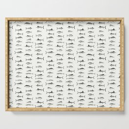 SPORT FISH Pattern Yellowfin tuna, Bluefin, Blue Marlin, White Marlin, Wahoo, Swordfish, Mahi-mahi Serving Tray