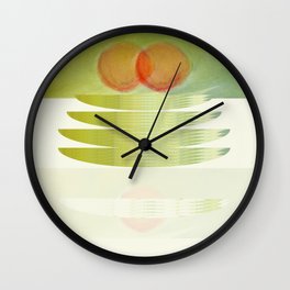 green 3 | digital sessions Wall Clock