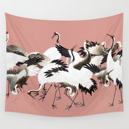 Flock of Cranes (right) by Ishida Yūtei Wall Tapestry