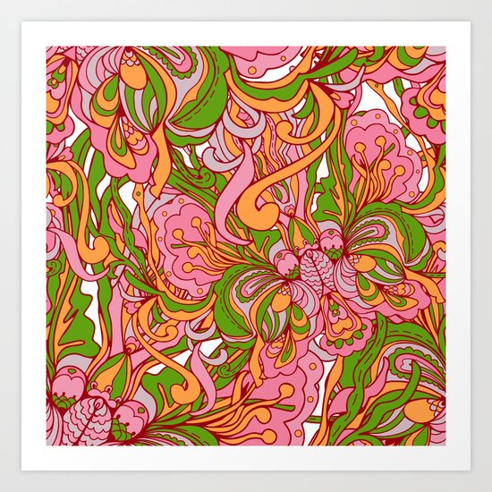 Abstract nature Art Print