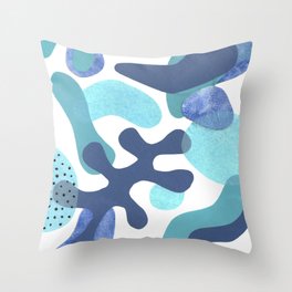 Abstract Collage 009 Throw Pillow