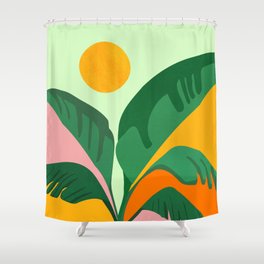 Things Are Looking Up / Tropical Greenery Shower Curtain