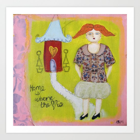 Home is Where the Heart Is Art Print