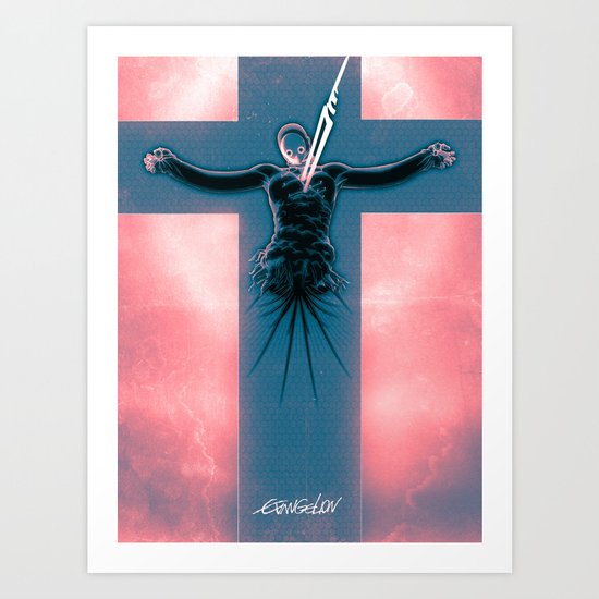 Lilth from Evangelion Art Print