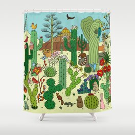 Arizona Desert Museum Shower Curtain