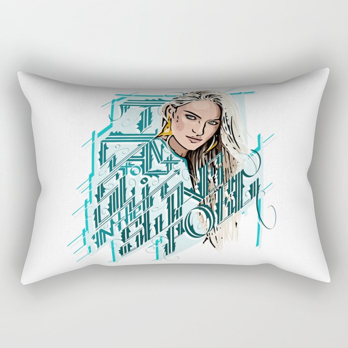 I want to swim in the Swanepoel Rectangular Pillow