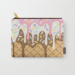 Neapolitan Ice Cream with Sprinkles Carry-All Pouch