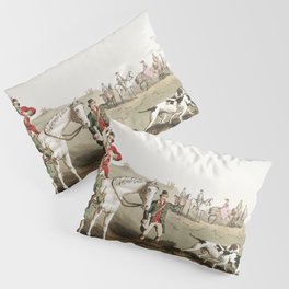 19th century in Yorkshire life with horses Pillow Sham