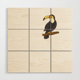 Toucan Bird Animal Tropical Cute Wood Wall Art