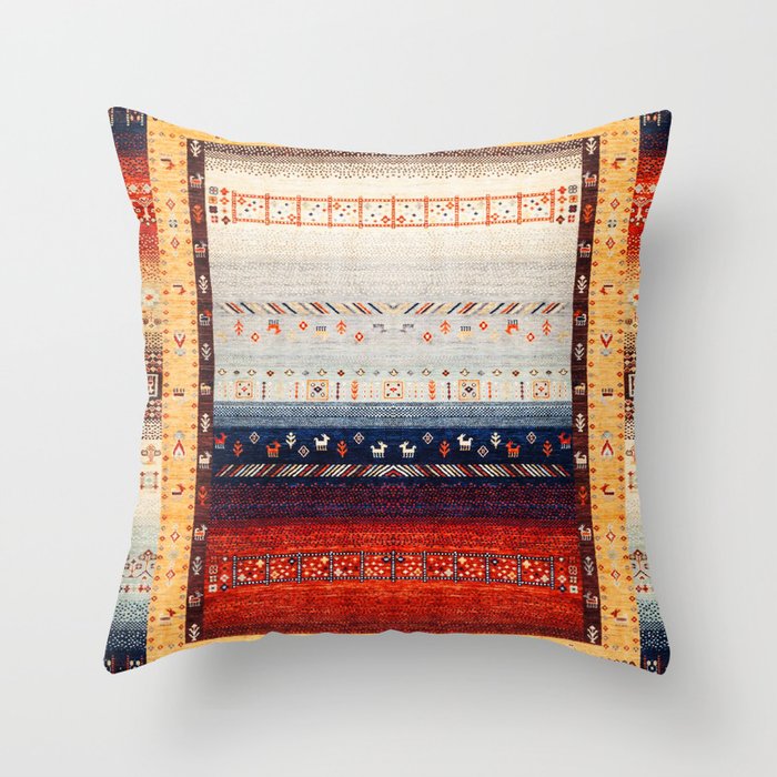 Moroccan Heritage: Bohemian Artistry in Autumn Throw Pillow