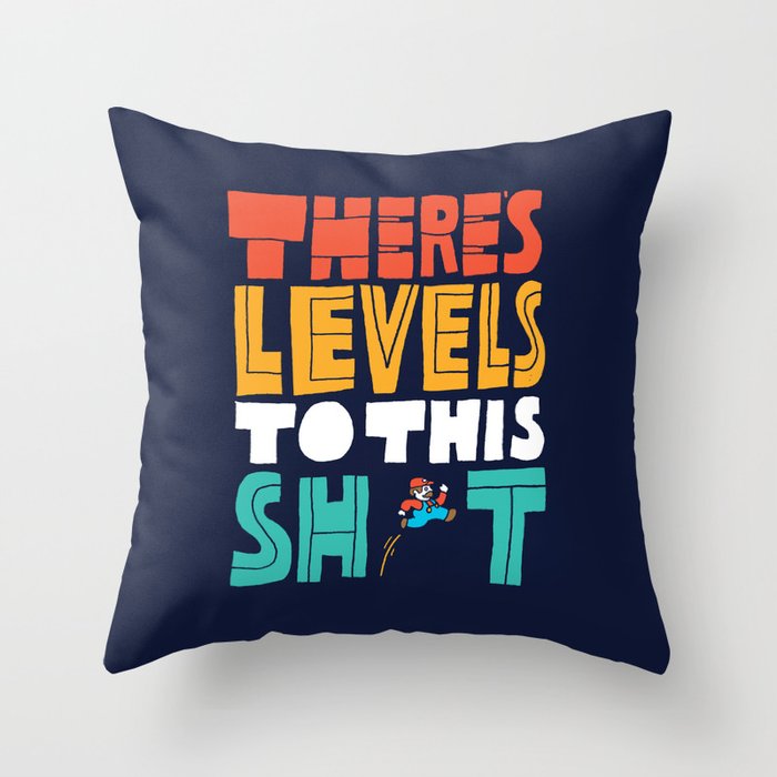 LEVELS Throw Pillow
