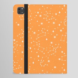 Constellations in the Sky - Orange iPad Folio Case