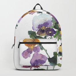 Cari's Pansies Backpack