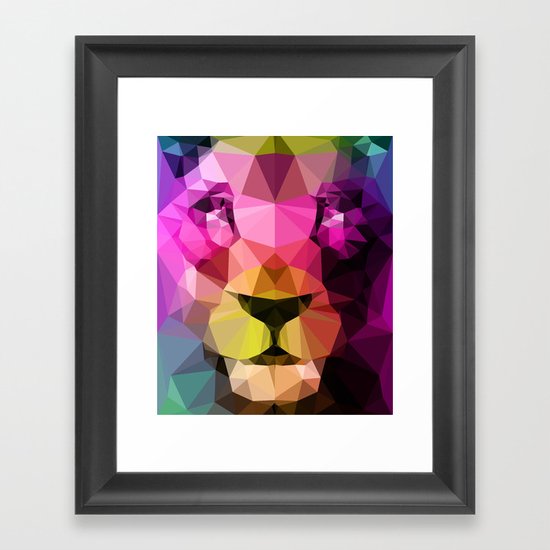 Wild Neon 01a. Framed Art Print