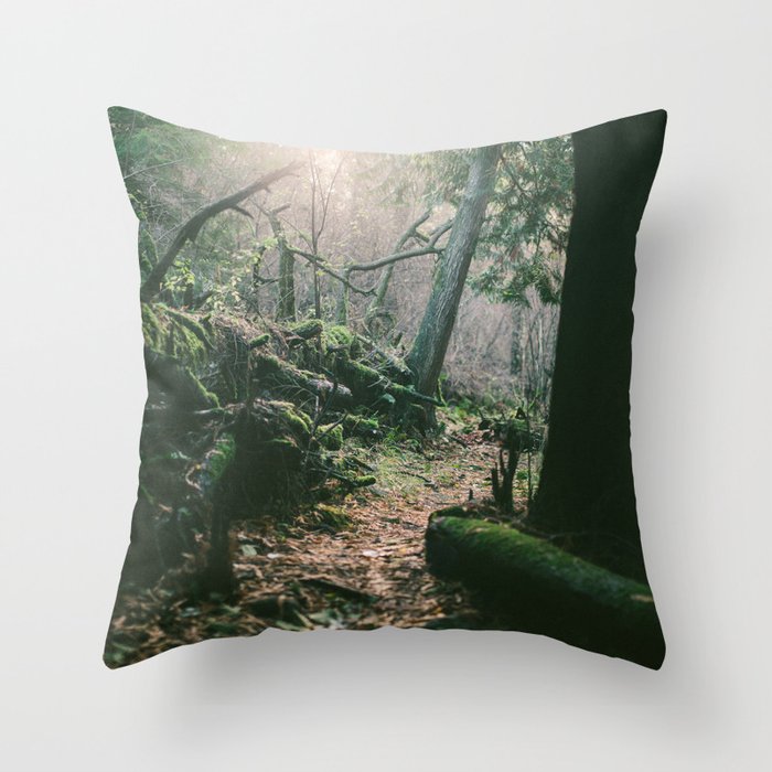 ORCAS ISLAND FOREST Throw Pillow