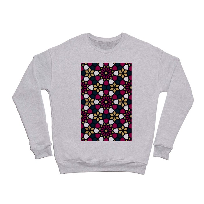 Persian Mosaic – Fuchsia Crewneck Sweatshirt