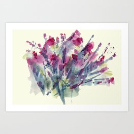 Flower Impression / Bursting Bouquet Art Print
