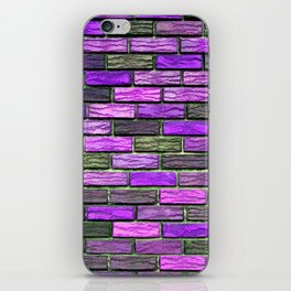 Purple Wall Retro Trendy Collection iPhone Skin