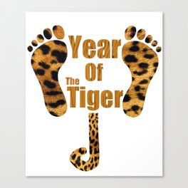 2022 year of the tiger Canvas Print