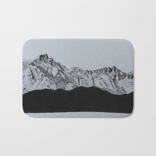 Sierra Nevada Range Bath Mat