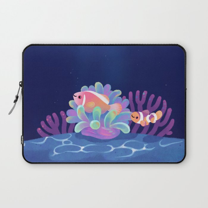 Pink skunk clownfish Laptop Sleeve