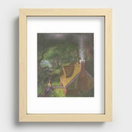 The Three Bears House Recessed Framed Print