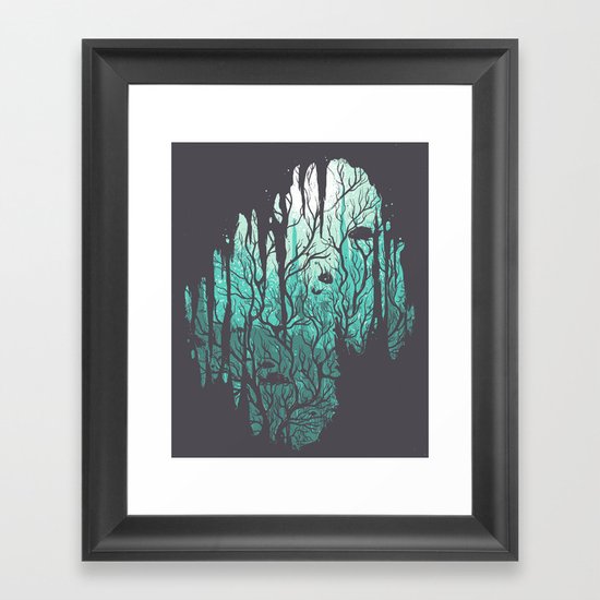 Crystalline Framed Art Print