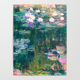 water lilies : Monet Poster
