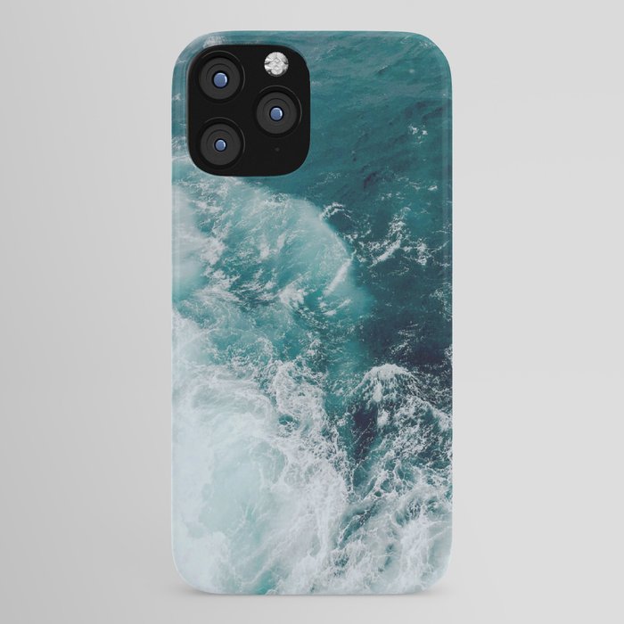 Ocean Waves (Teal) iPhone Case