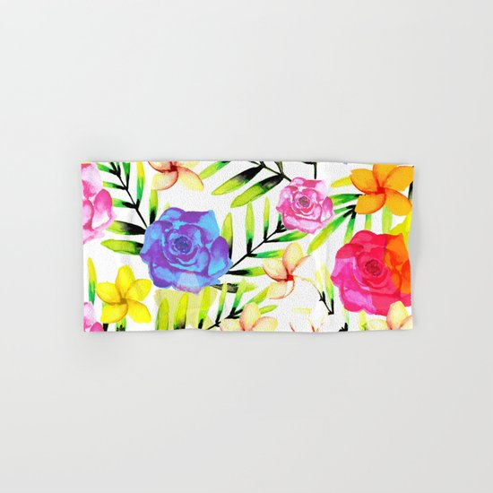 Floral Hand & Bath Towel