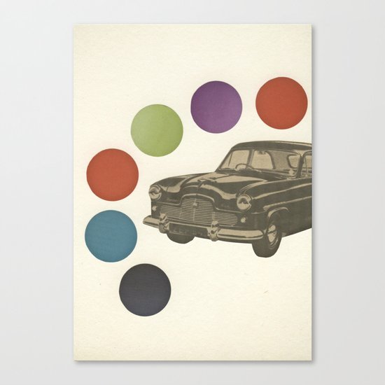 Driving Around in Circles Canvas Print