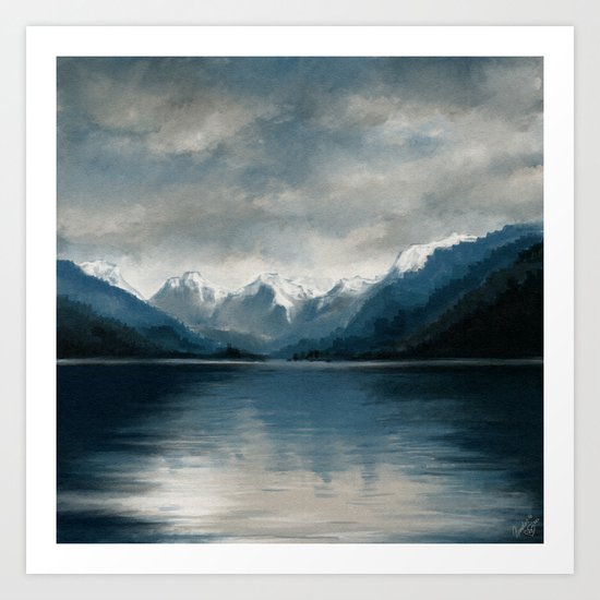 Blue Mountains Art Print