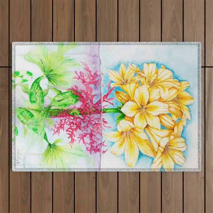 The Flower Outdoor Rug